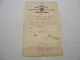 Urkunde Österreich K.u.K. Kriegsministerium 1894 Rechnungs Official 1. Classe