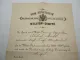 Urkunde Österreich K.u.K. Kriegsministerium 1894 Rechnungs Official 1. Classe