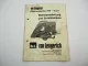 Van Lengerich RVE Super Rübenvollernter Betriebsanleitung Ersatzteilliste 1987