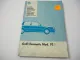 VW Golf 3 ab 1992 Ersatzteilkatalog Bildkatalog Illustrated Catalogue 1994