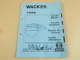 Wacker HMS Vibrationsflaschen Schlauchwellen Service Handbuch Manual 3/85