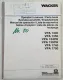 Wacker VPA 1340 1350 1740 1750 W Vibrationsplatte Bedienung Ersatzteilliste