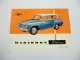 Wartburg 311 Kombiwagen Prospekt Eisenach DDR 1959