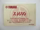 Yamaha XJ600 Bedienungsanleitung Betriebsanleitung Owners Manual 1988