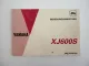 Yamaha XJ600S Bedienungsanleitung Betriebsanleitung 1993