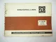 ZF A-210 III Werkstatthandbuch Schlepper Triebwerk 1969 Bedienung Wartung Teilekatalog