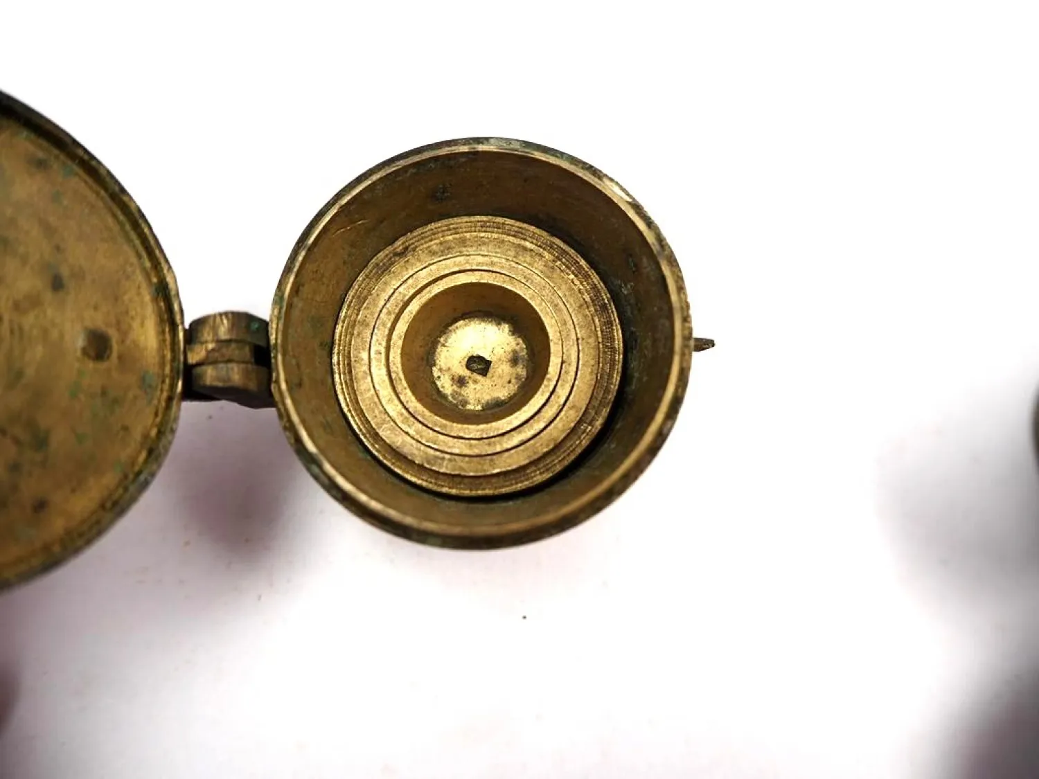 10 Apothekengewichte Steckgewichte 1864 16 Loth unvollständig