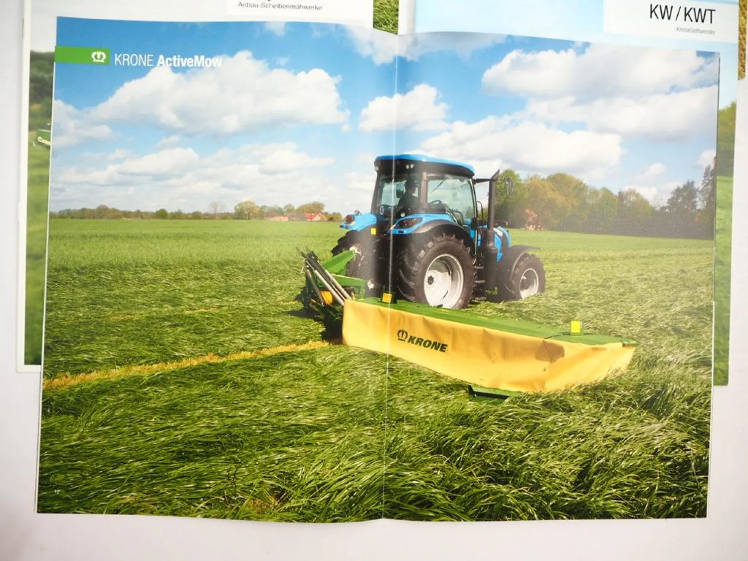 10x Original Prospekt Krone Landtechnik Mähwerk Schwader Presse 2017-19
