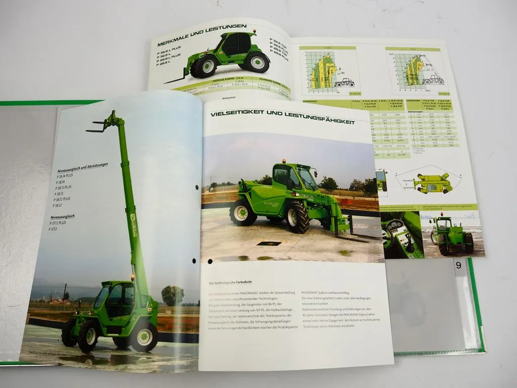 11 Prospekte Merlo Landwirtschaft Panoramic Roto Turbofarmer Cingo 2005/06