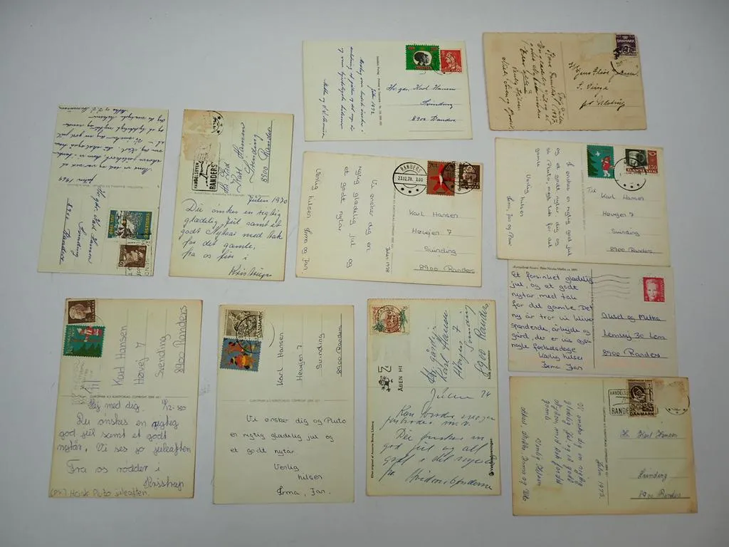 11x AK Motiv Jul Zwerge Dänemark 1930-1990er Jahre