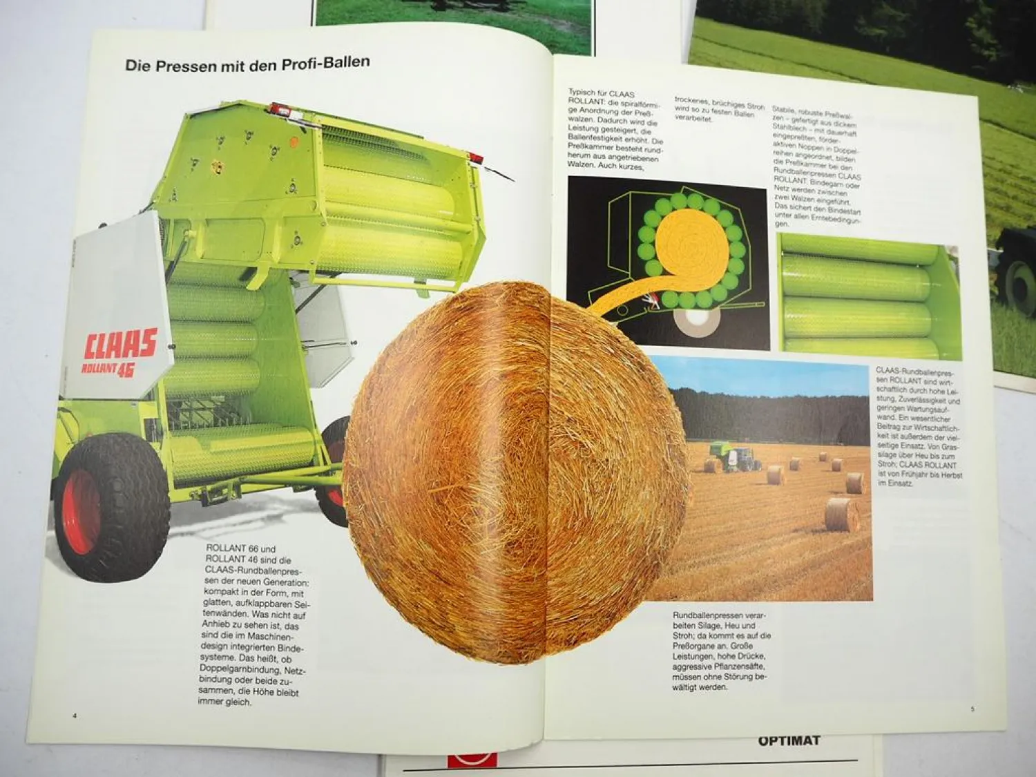 11x Original Prospekt Claas Landtechnik Pressen Mähwerke Mähdrescher 1970/90er J.