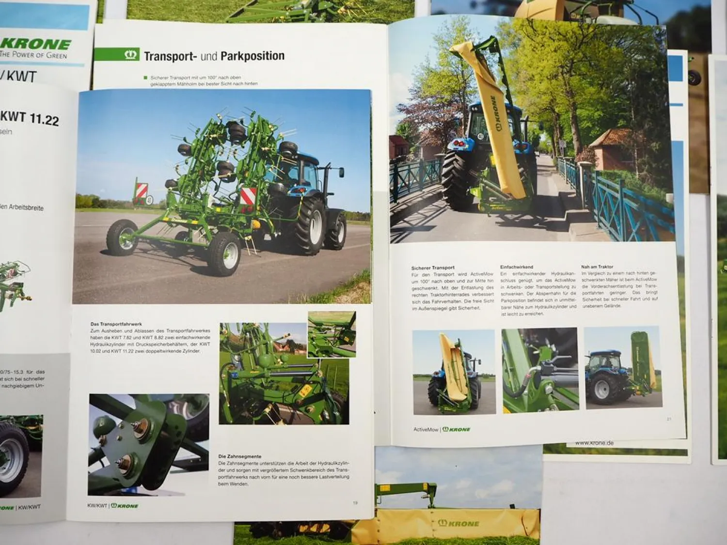 11x Original Prospekt Krone Landtechnik Mähwerk Schwader Presse 2015 bis 2019