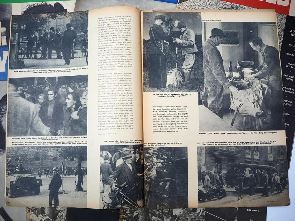 11x Zeitschrift Das Weltbild Drei Brücken Verlag Mainz 1946/47