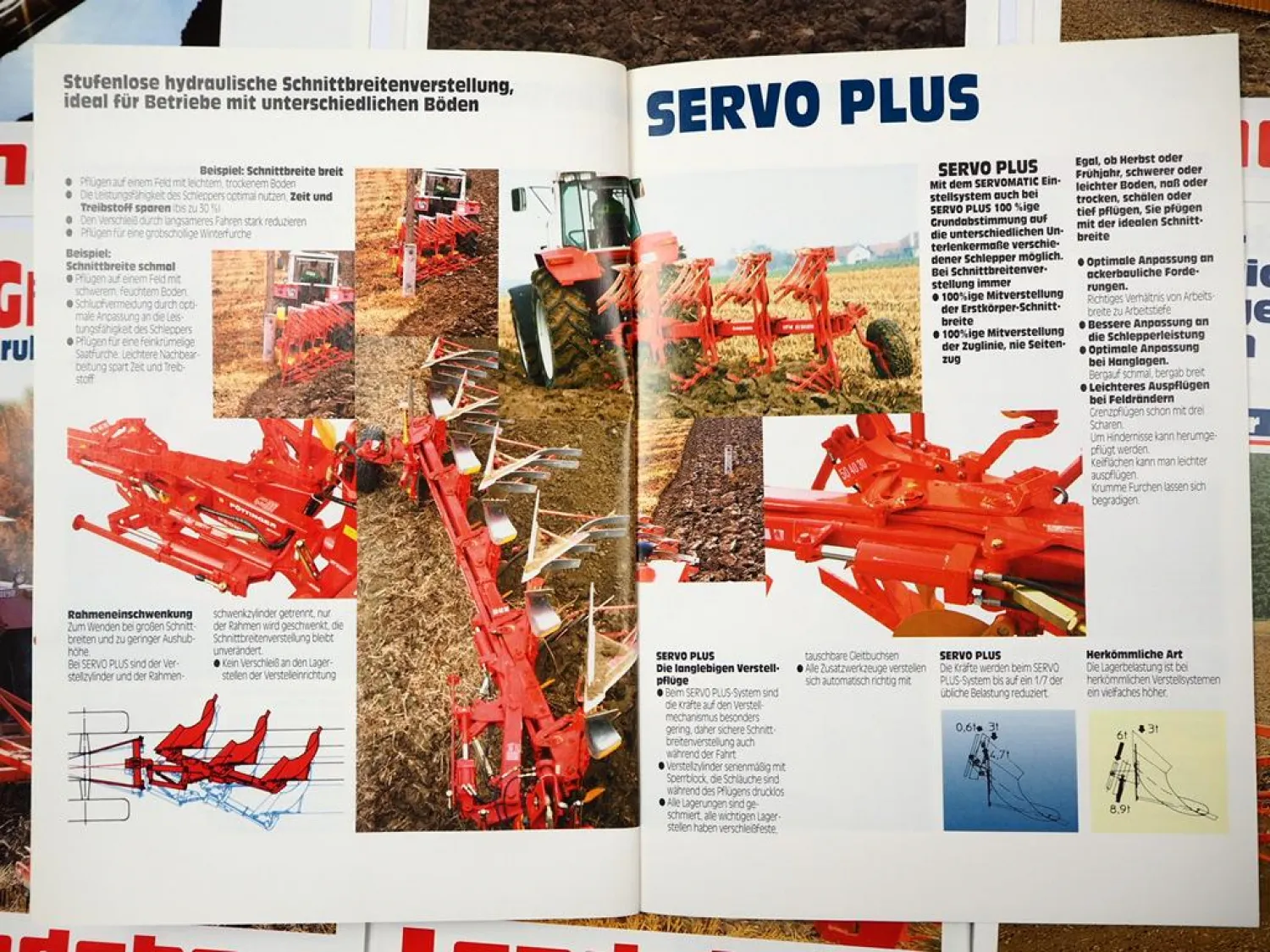 12x Original Prospekt Mappe Landsberg Nodet Gougis Landtechnik 1990er Jahre