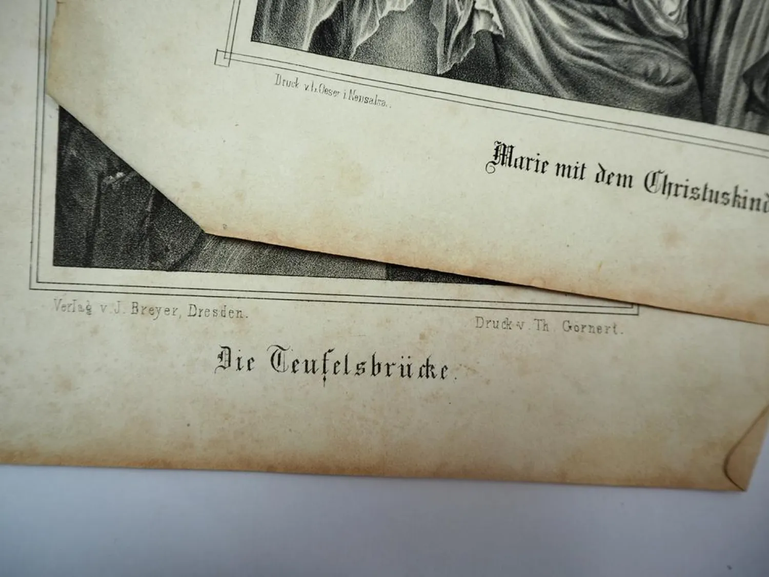 13x Lithographie verschiedene Motive ca. 1860