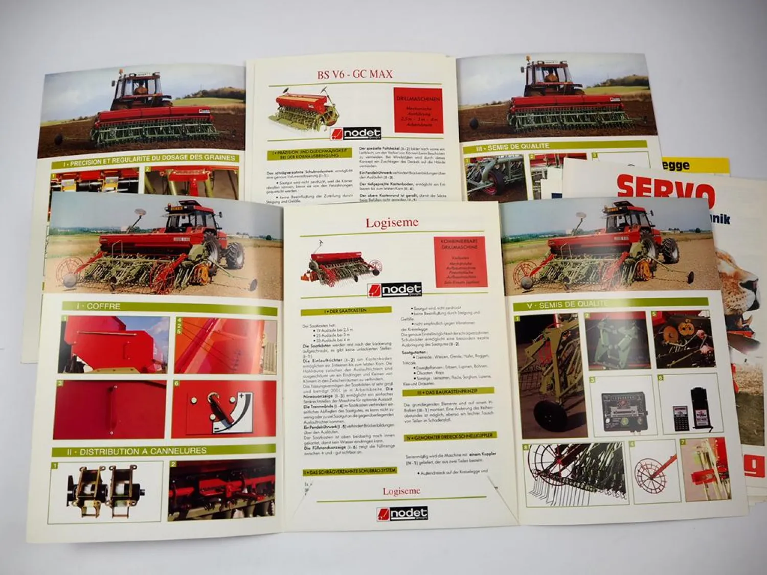 13x Original Prospekt Mappe Landsberg Nodet Gougis Landtechnik 1990er J.