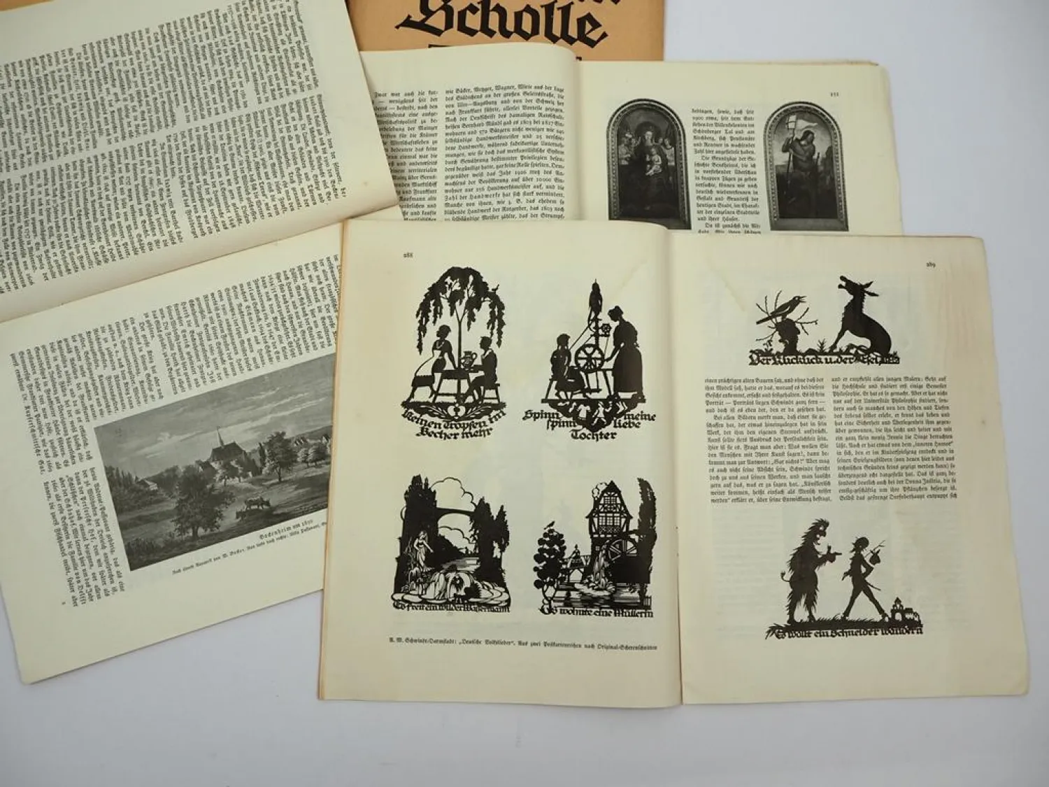13x Zeitschrift Volk und Scholle 1931/35 Heimatblätter Hessen Nassau Frankfurt