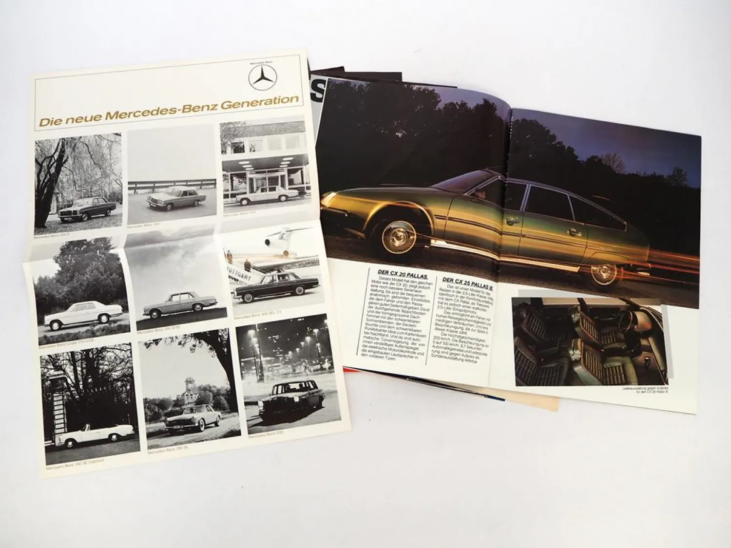 14x Original Prospekt PKW LKW Produktprogramm 1950/70er Jahre