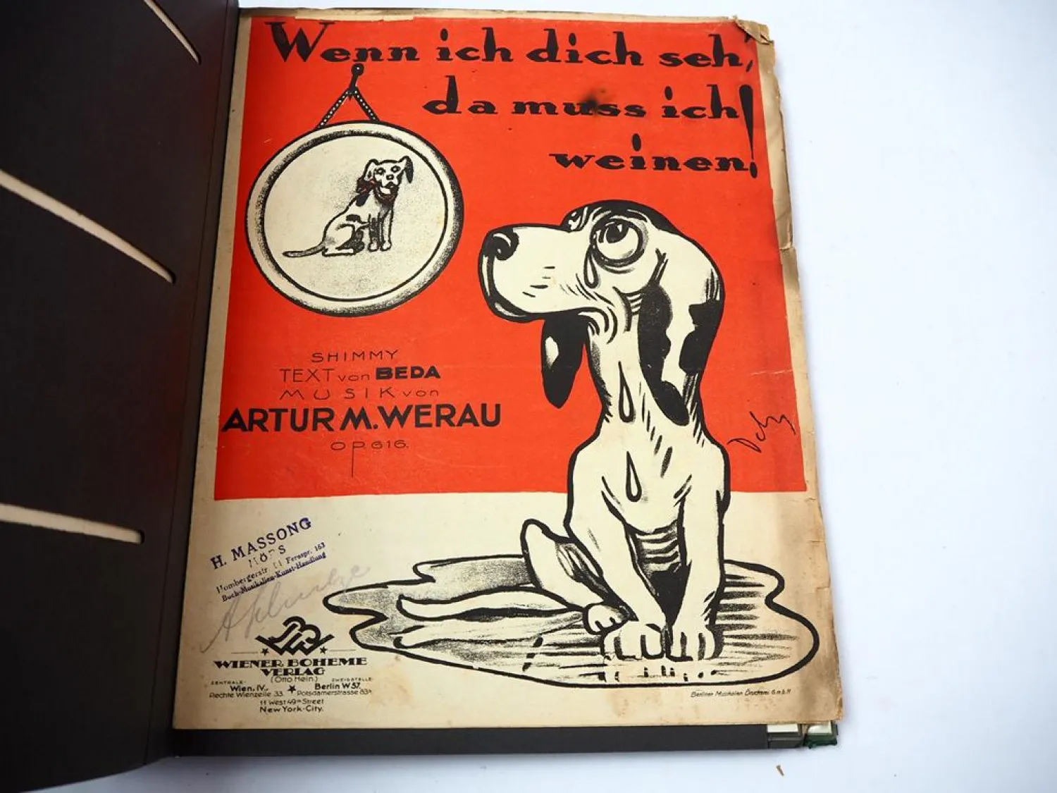 15 Notenblätter 1910/20 Shimmy Foxtrott