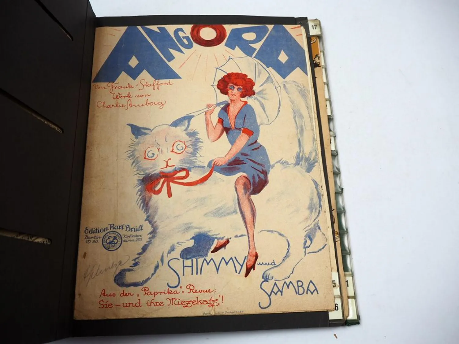 15 Notenblätter 1910/20 Shimmy Foxtrott