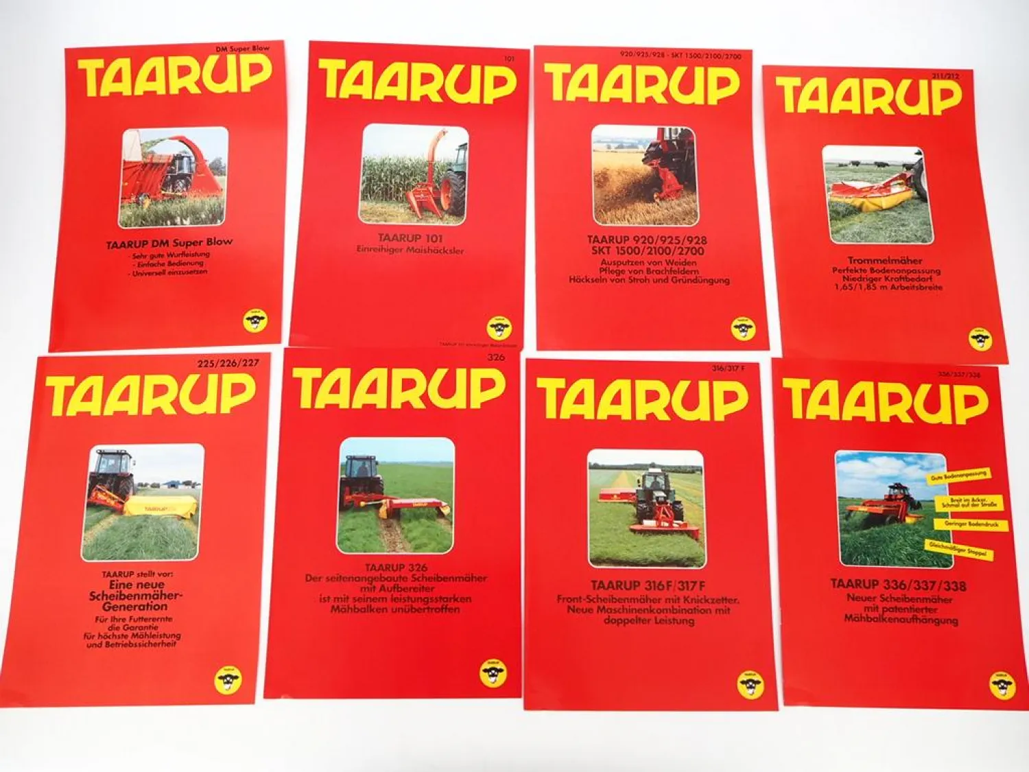 15x Original Prospekt Mappe Silowolff Kverneland Taarup Landtechnik 1990er Jahre