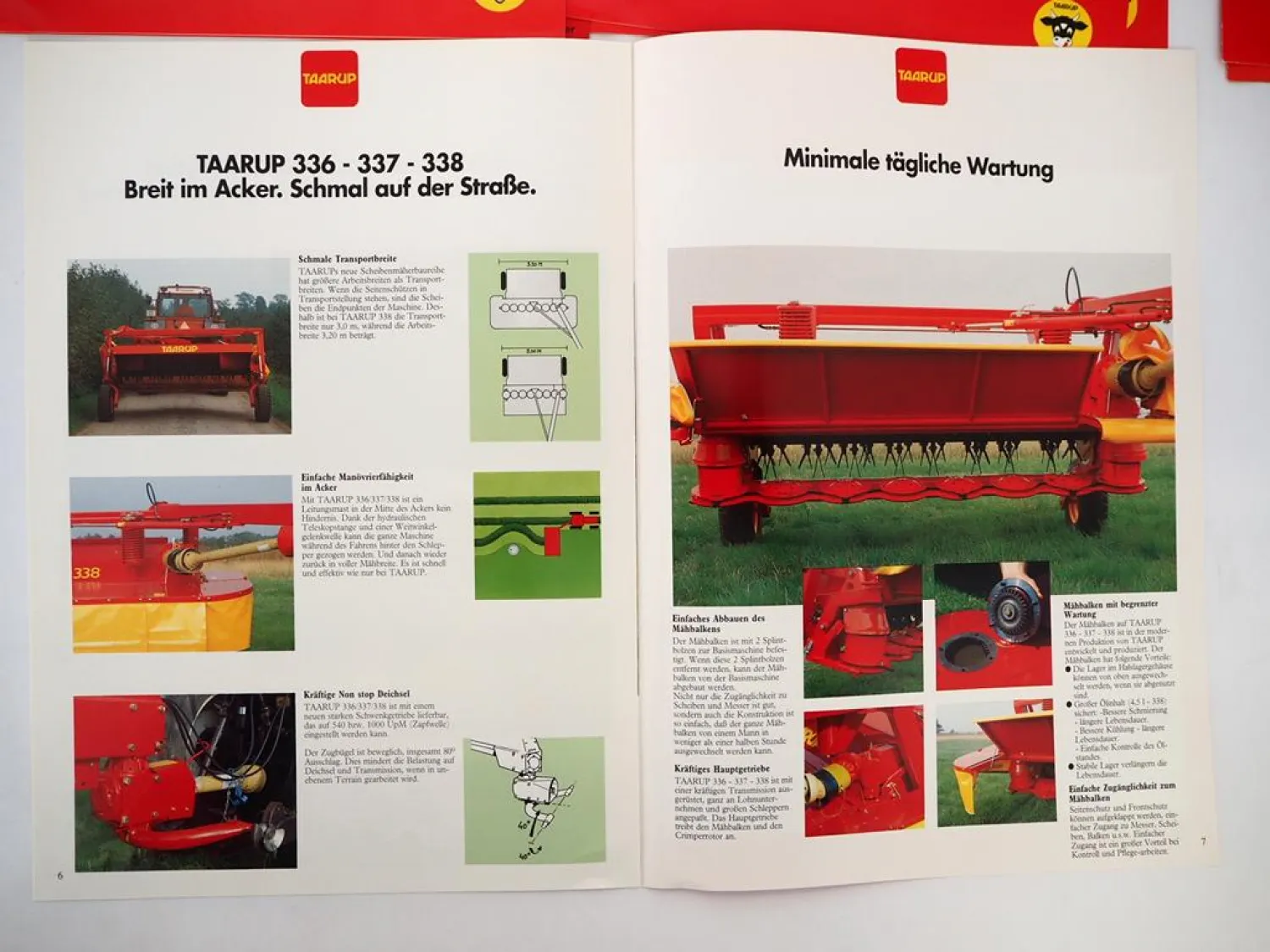 15x Original Prospekt Mappe Silowolff Kverneland Taarup Landtechnik 1990er Jahre