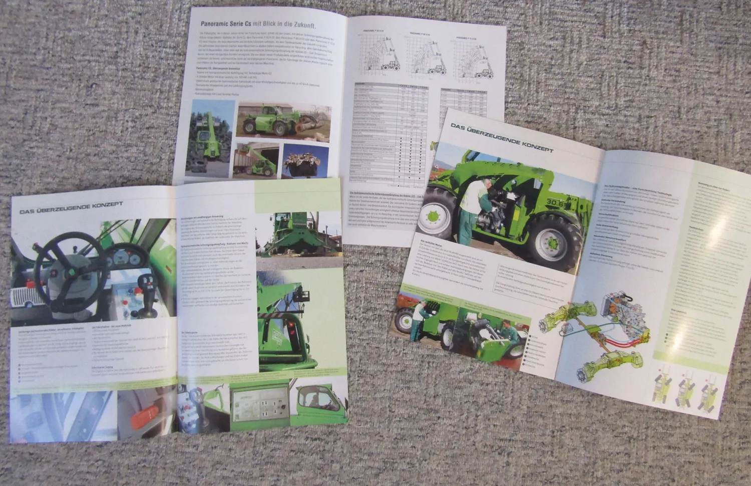 17 Prospekte Merlo Panoramic Multifarmer Turbodfarmer Roto Teleskopstapler