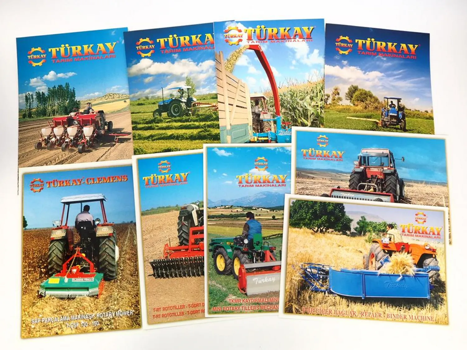 18x Original Prospekt Mappe Türkay Tarim Makinalari Landtechnik ca. 2005 Türkei