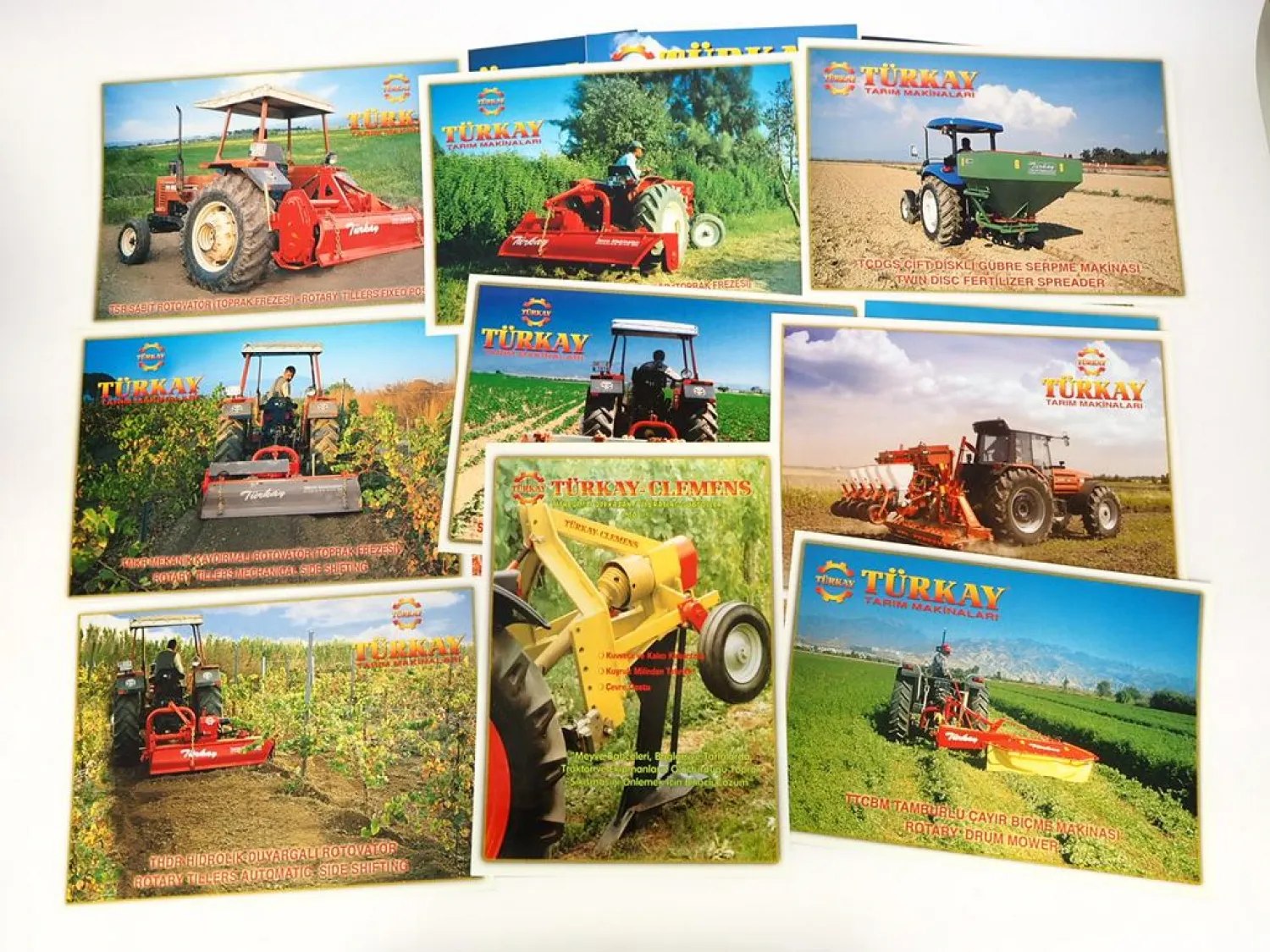 18x Original Prospekt Mappe Türkay Tarim Makinalari Landtechnik ca. 2005 Türkei