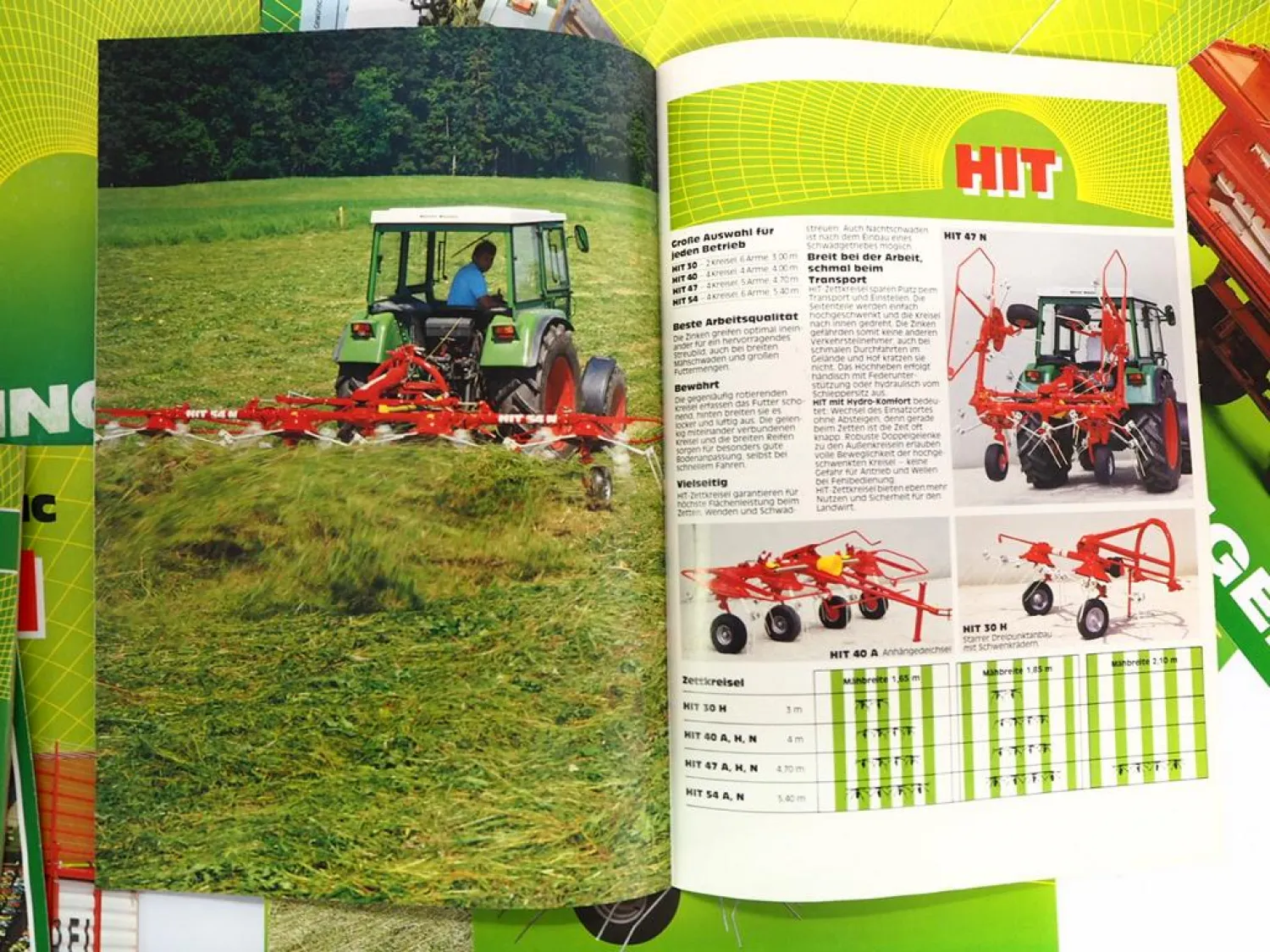 18x Original Prospekt Pöttinger Landtechnik Mähwerke Schwader Ladewagen