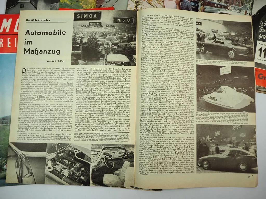 18x Zeitschrift Motor und Fahrer Reise Revue PKW Motorrad 1957 bis 1962