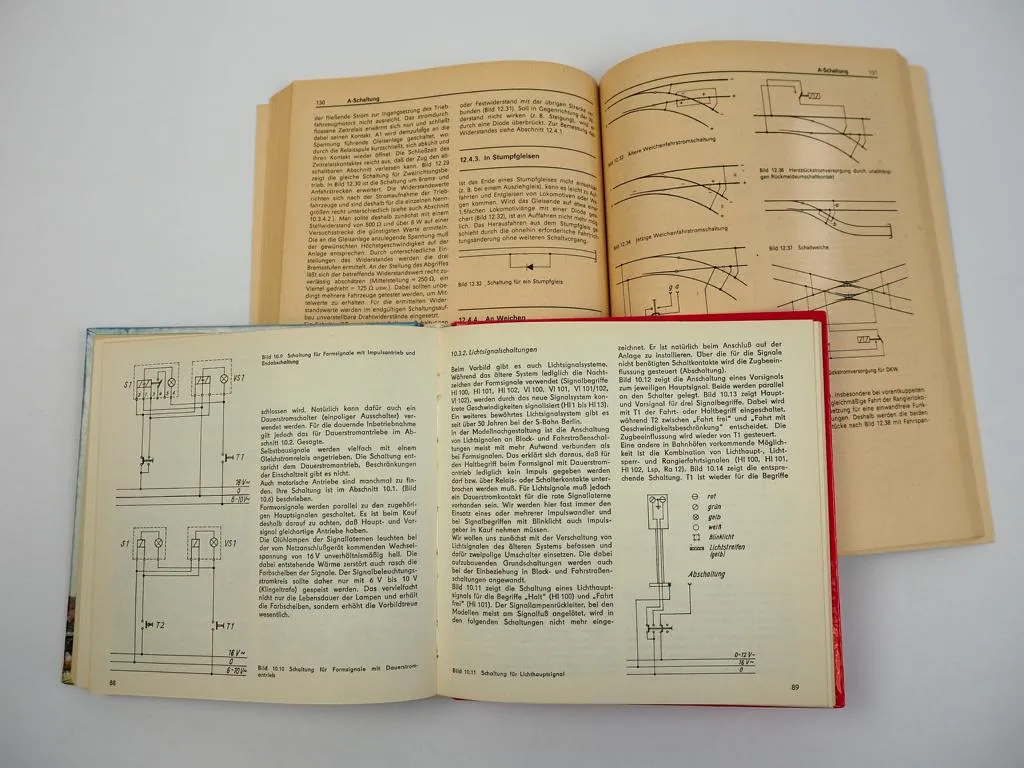 2 Bücher Modellbahn - Elektrik Elektromechanik von Günther Feuereißen 1979/85