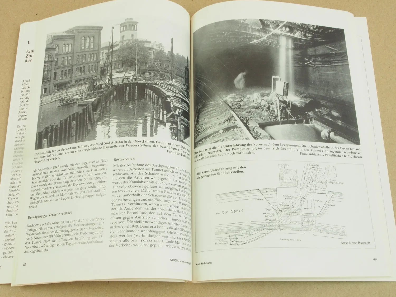 2 Bücher Nord-Süd-Bahn City S-Bahn und Flutung des Berliner S-Bahn-Tunnels