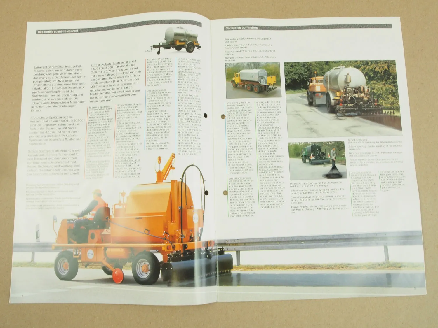 2 Prospekte Breining Straßenbau Kommunalmaschinen 2 Preislisten zB für Unimog