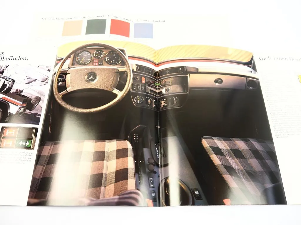 2 Prospekte Mercedes Benz 230 240 280 300 GE GD G-Modelle Geländewagen 1987