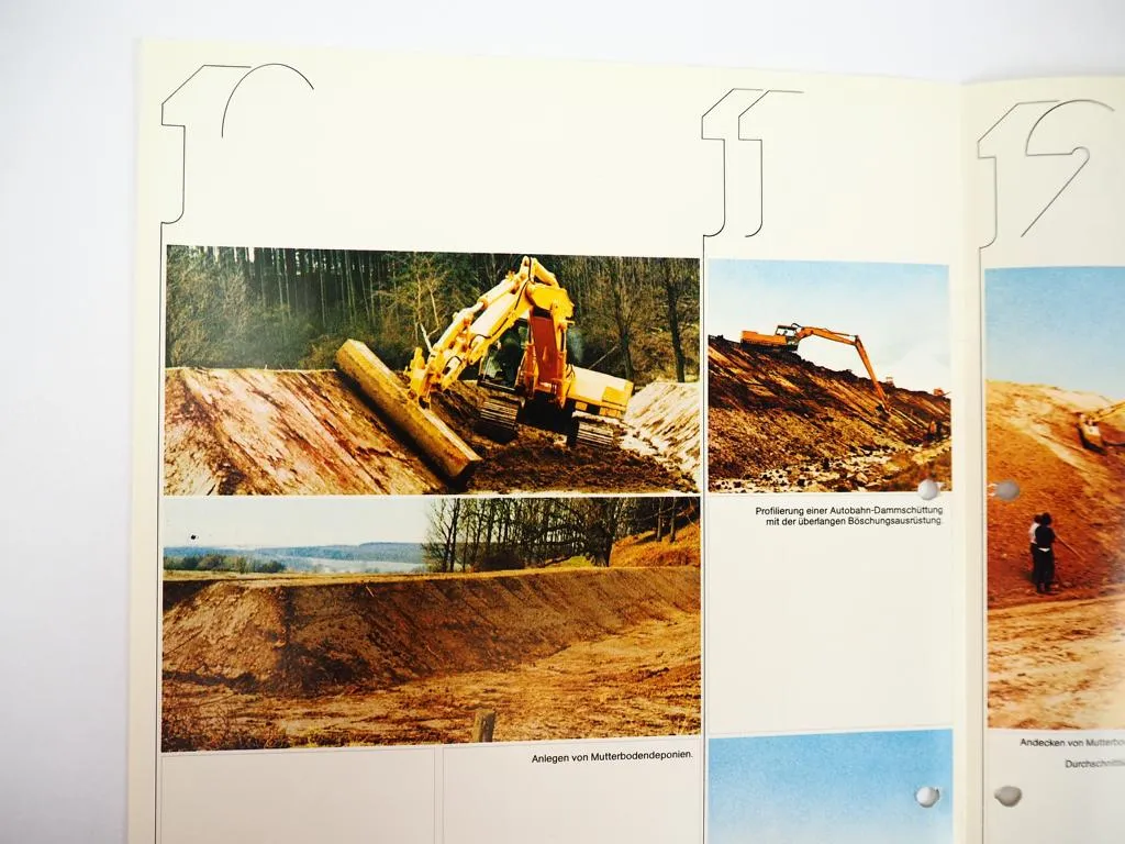 2 Prospekte Schwing Exakt Bagger Arbeitsweise Technische Daten 1978