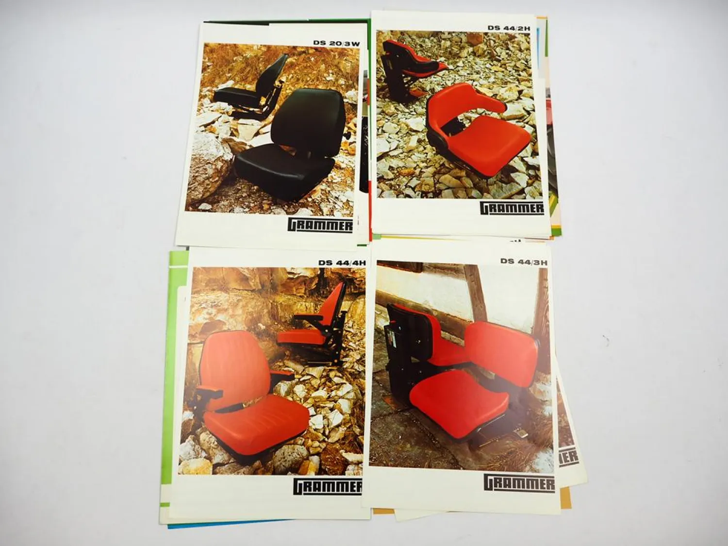 20x Original Prospekt Landtechnik 1970/80er Jahre Eberhardt Hassia Grammer Lely