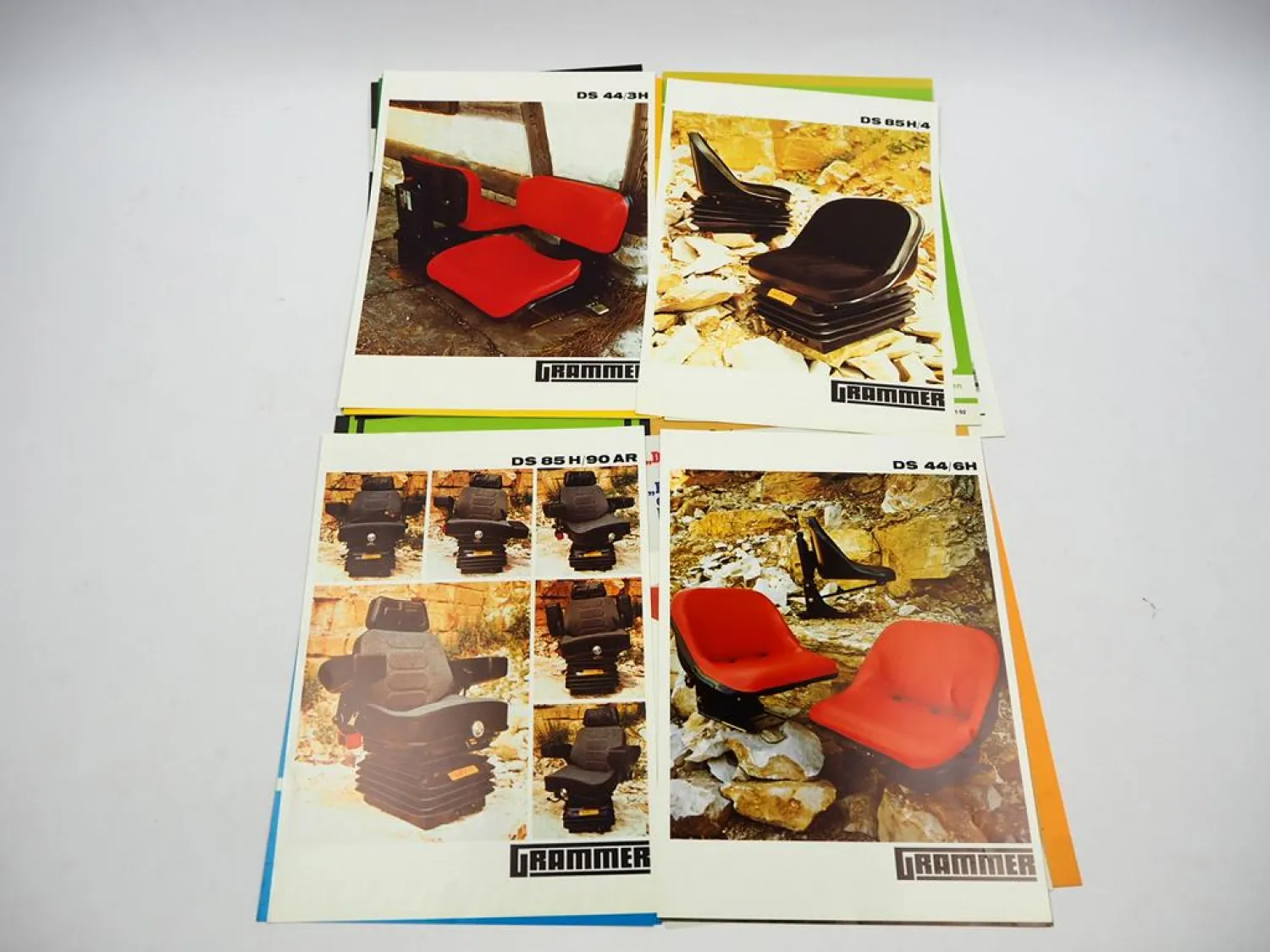 20x Original Prospekt Landtechnik 1970/80er Jahre Eberhardt Rau Hassia Grammer