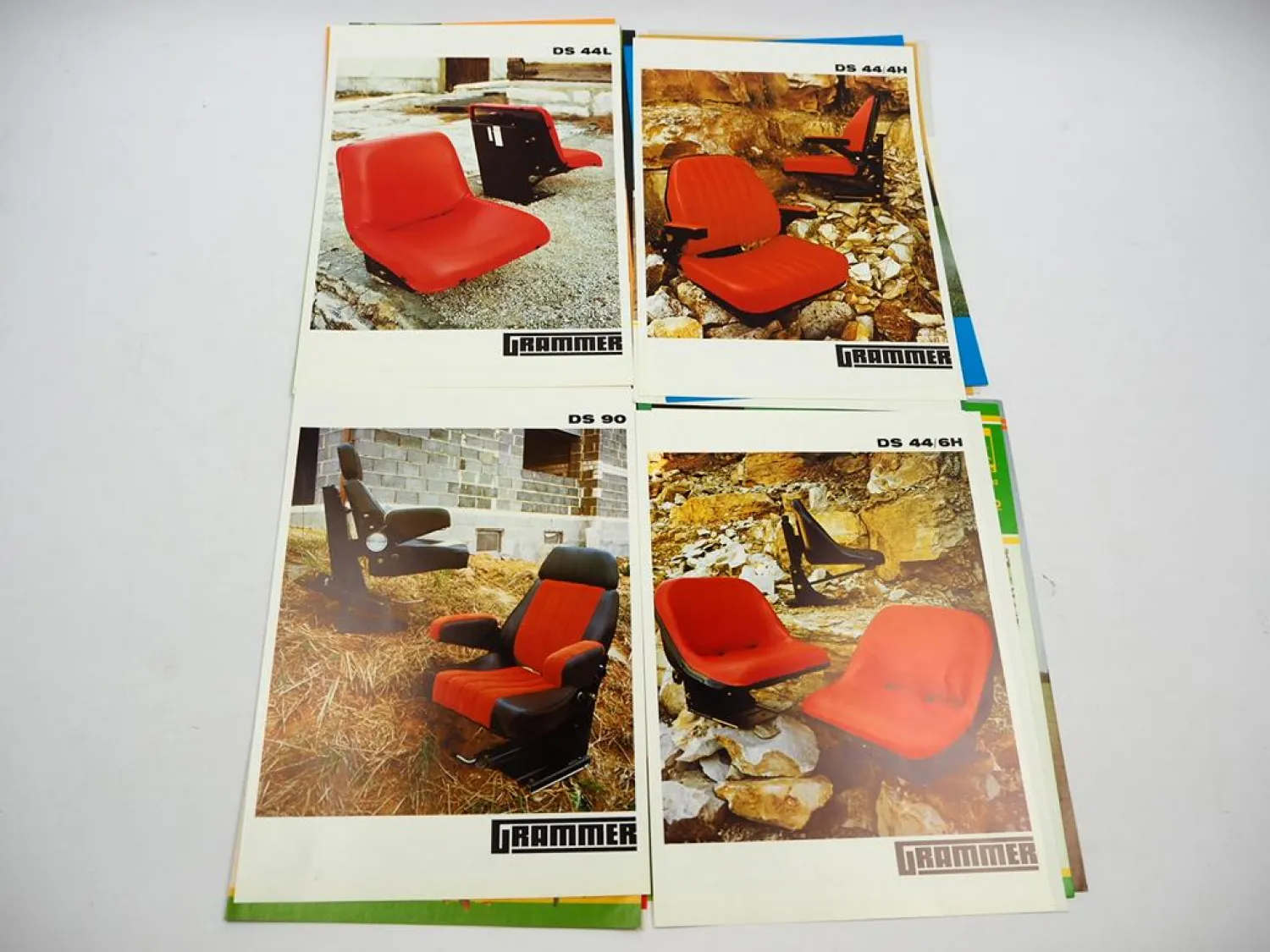 20x Original Prospekt Landtechnik 1970/80er Jahre z.B. Eberhardt Rau Strautmann