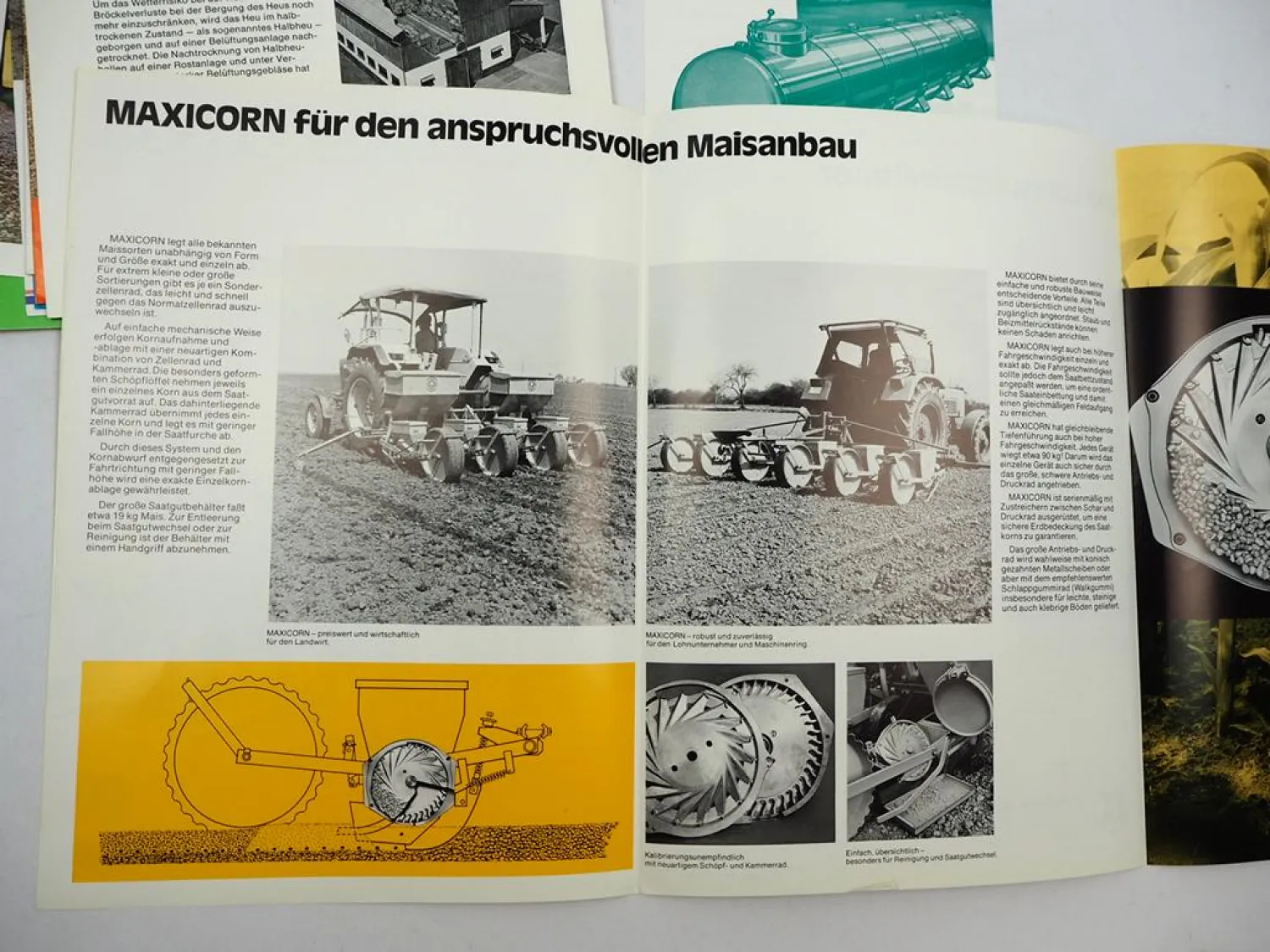 20x Original Prospekt Landtechnik 1970/80er Jahre z.B. Isaria Rabewerk Stegsted