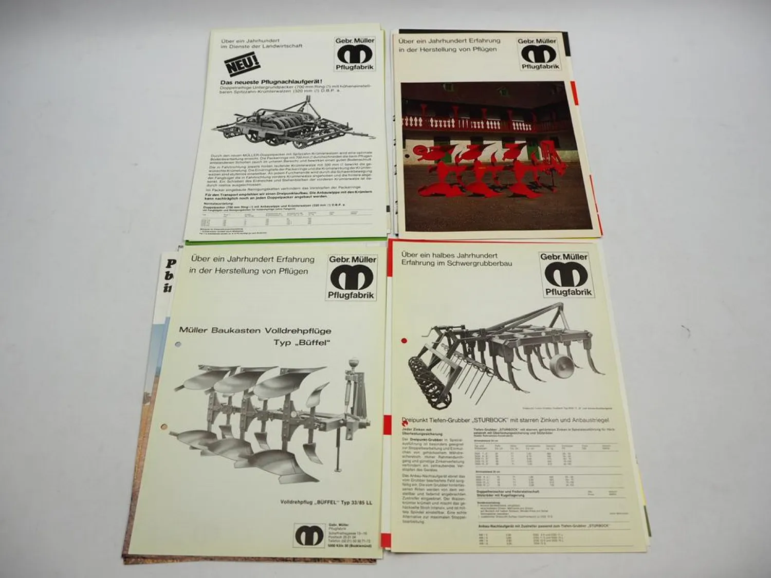 20x Original Prospekt Landtechnik 1970/80er Jahre z.B. Wühlmaus Lely Tornado