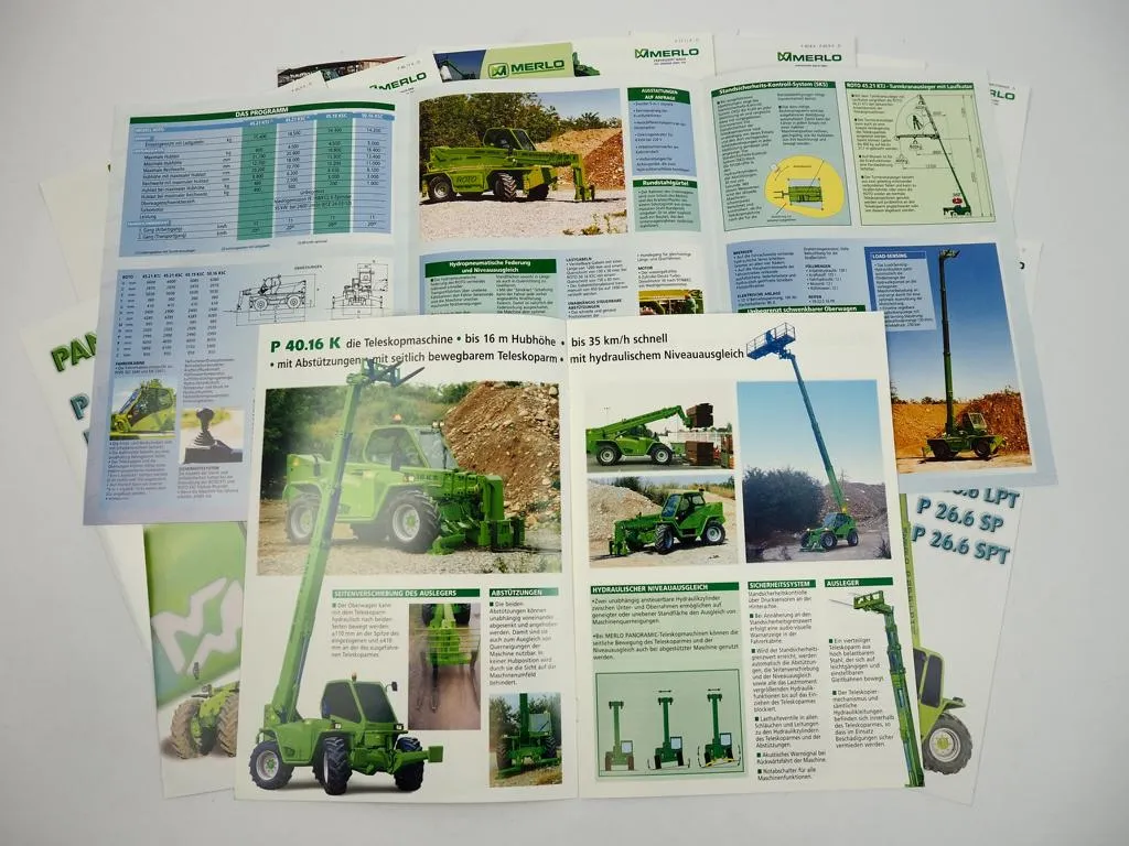 24 Prospekte Merlo Panoramic Roto Evolution Multifarmer Teleskopmaschinen Cingo