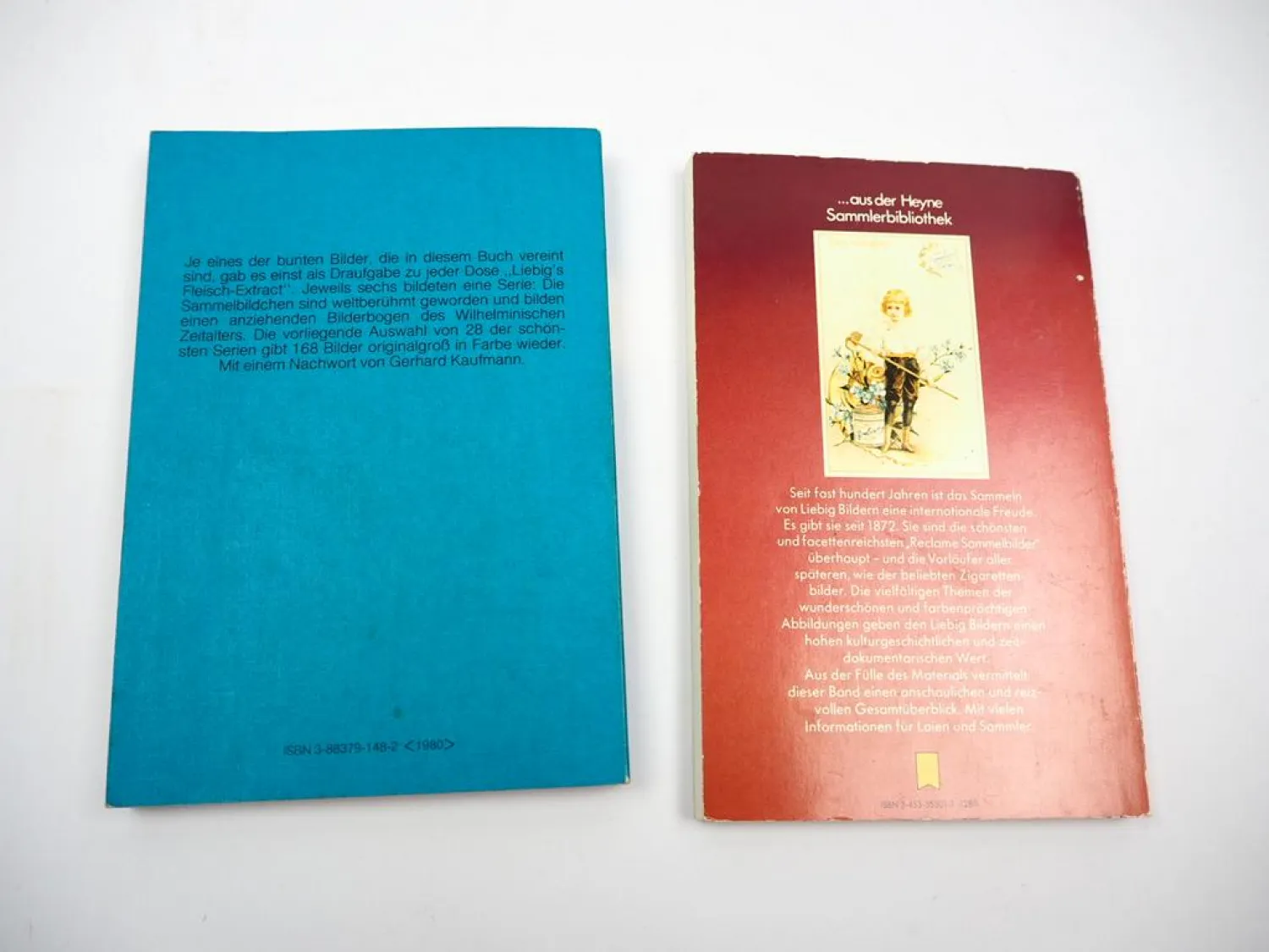 2x Buch Liebig Bilder Liebigs Sammelkarten 1979/80 R. Lebeck A. Hopf