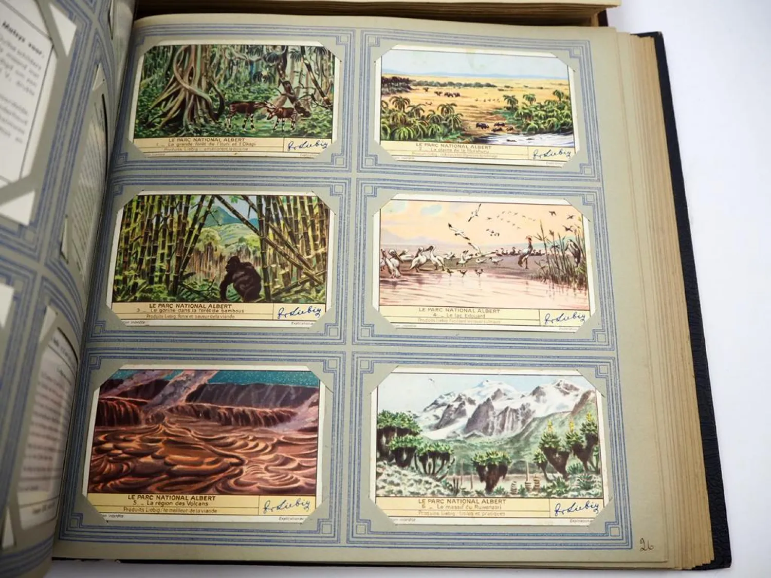 2x Chromos Liebig Album mit 588 Sammelbildern Holland Niederlande