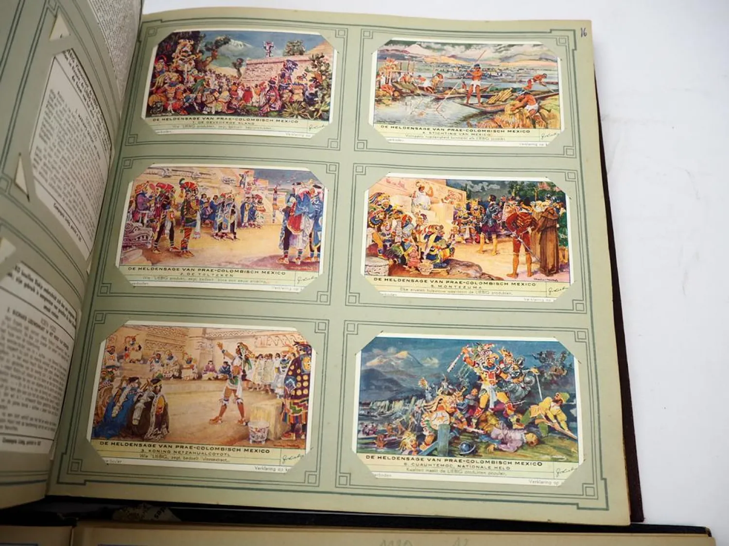 2x Chromos Liebig Album mit 588 Sammelbildern Holland Niederlande