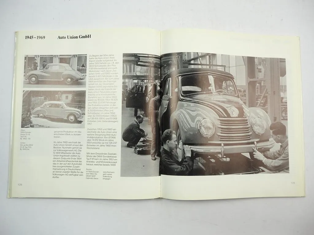 2x Das Rad der Zeit & Buch zur Firmengeschichte der AUDI AG 1993/96