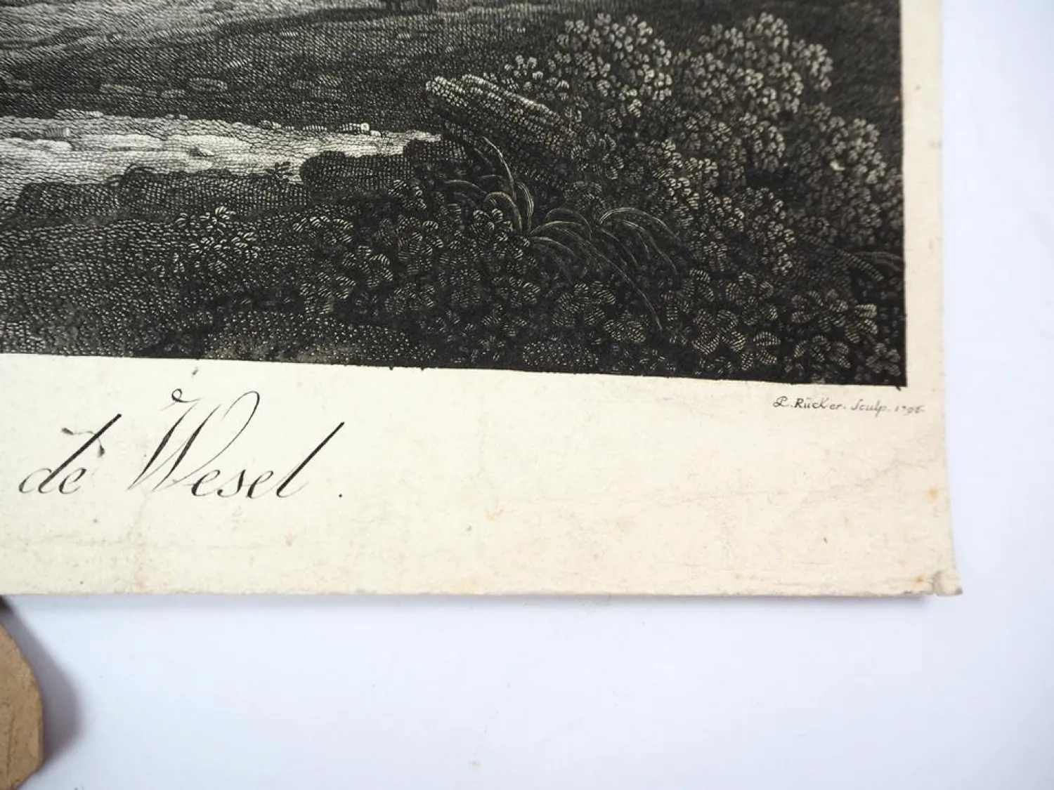 2x Kupferstich Ansichten vom Rhein ca. um 1790 Schneider Rücker Brand Benedict