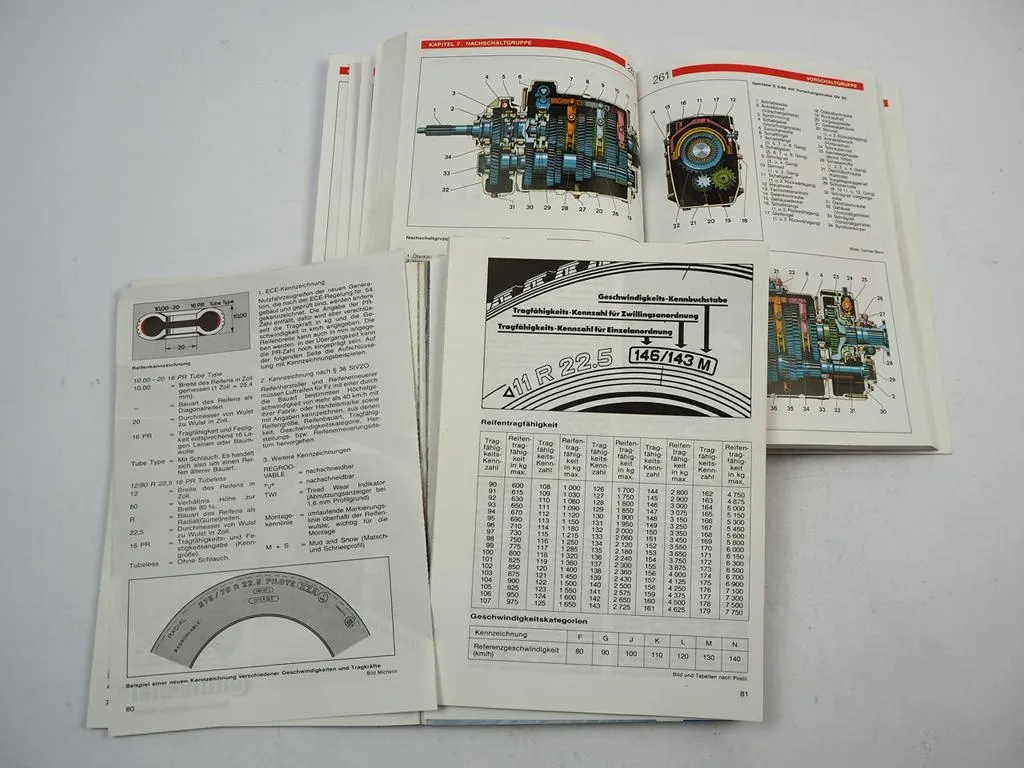 2x Lehrbuch Nachschlagewerk KOM Omnibus LKW H. Braun G. Kolb 1994/95