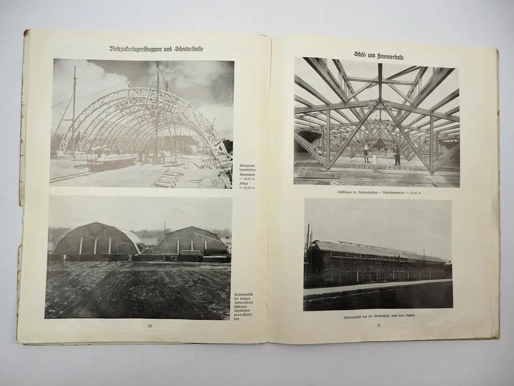 2x Lehrheft Zimmerhandwerk Reichsinnungsverband Karlsruhe Holzbau ca. 1920er J.
