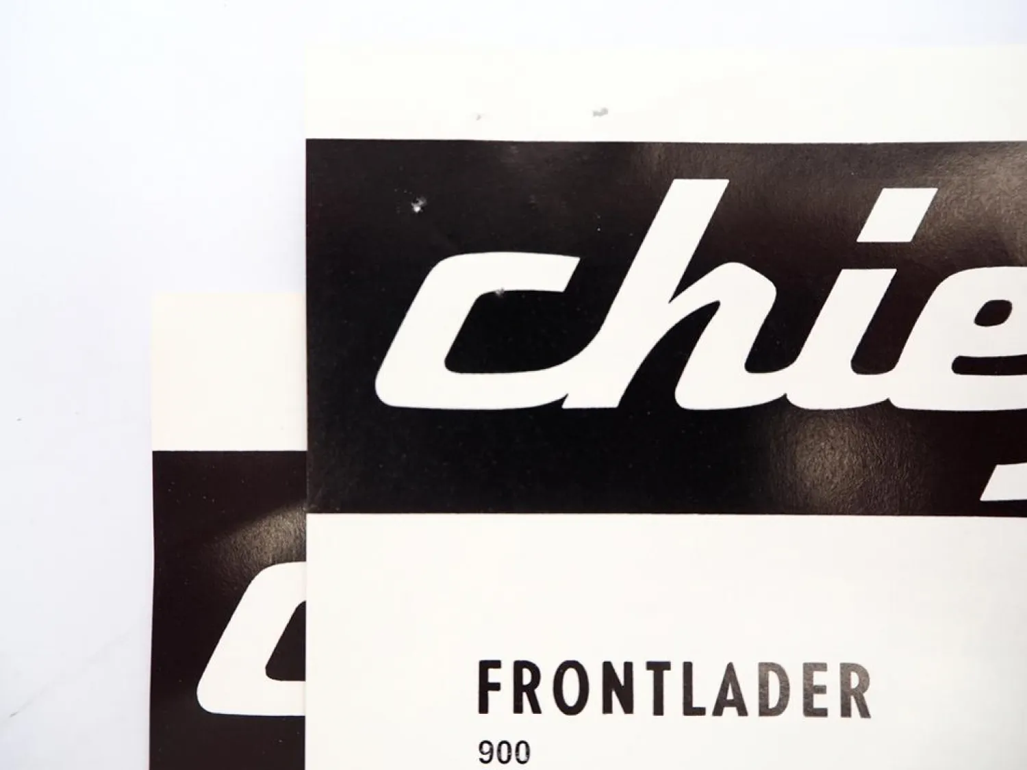 2x Original Prospekt Danlift Chief Frontlader Typ 900 am Deutz Schlepper